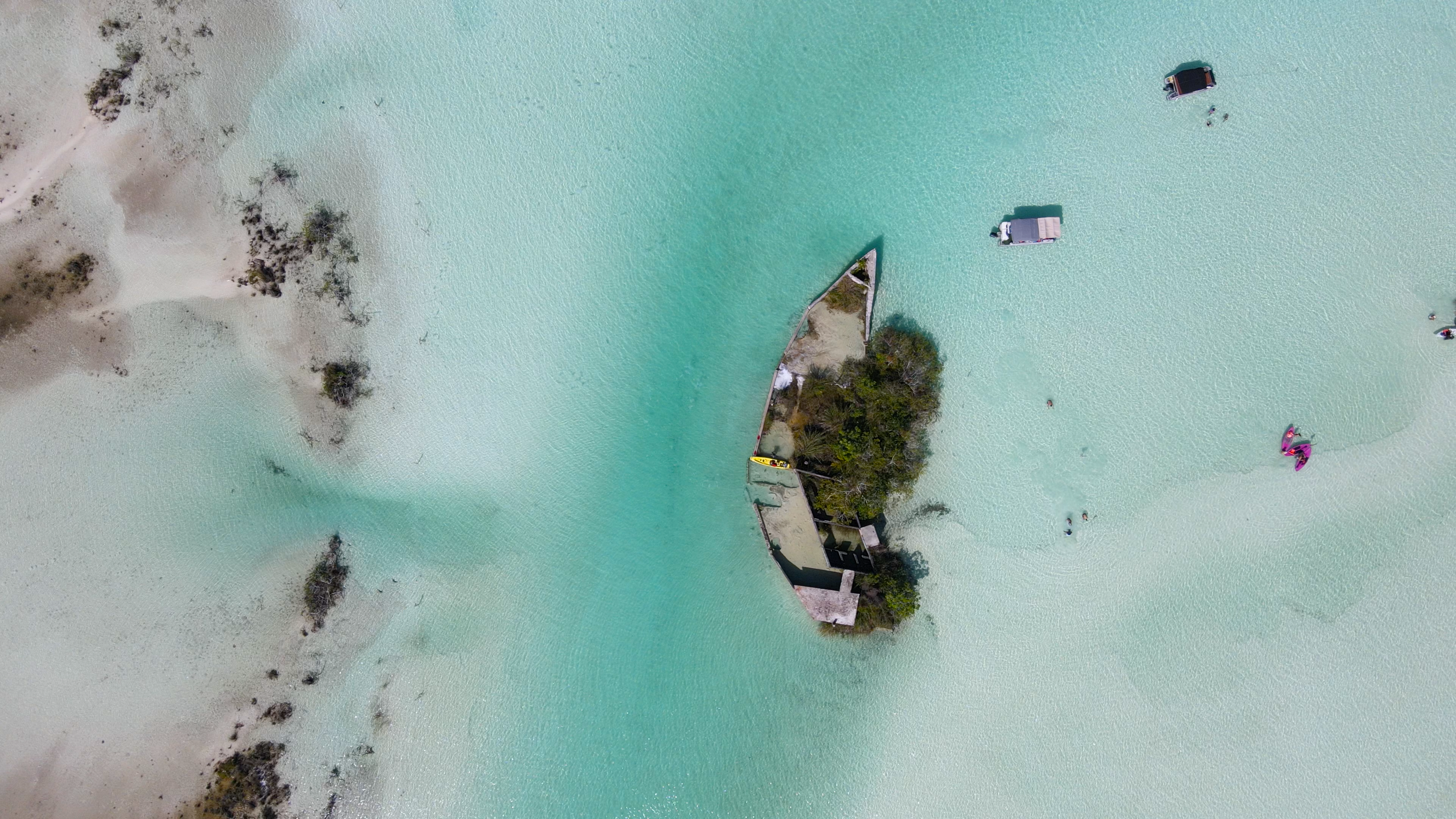 Vue aérienne d'une paysage de Yucatan