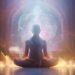 Personne en posture de méditation lors d'une séance de Hatha Yoga dédiée à la mobilité des épaules et au lâcher-prise.
