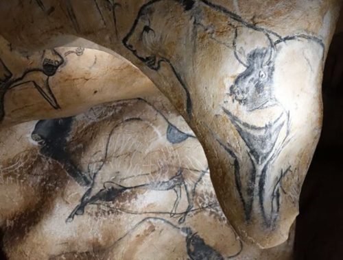 Visuel représentant différentes traces animalières laissé par l'homme dans des grottes.