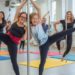 Cours de pole dance avec les parents et leurs enfants